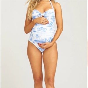 Show Me Your Mumu Mermaid Maternity Swimsuit Small